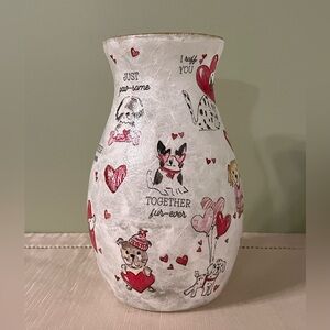 Decorated Vases, Decoupaged, Puppies, Dogs, Vases, Home Decor, Gifts